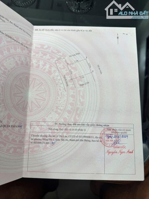 Bán Nhà ,Phương lưu, Đông Hải, Hải An .4,1 tỷ .4 tầng, Diện Tích 41m2.đường 4m. - 5