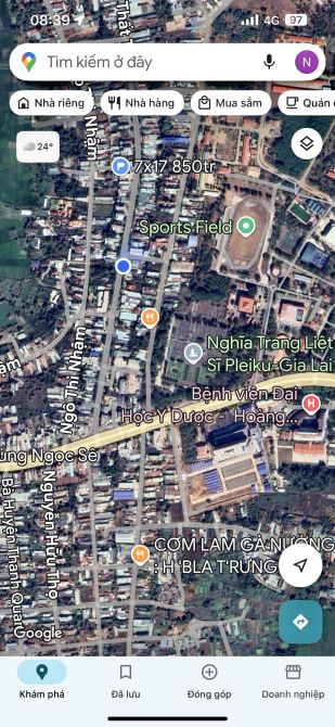 Cần bán gấp đất mặt tiền Tôn Thất Tùng hơn 11m gần bv Hùng Vương Gia Lai - 5