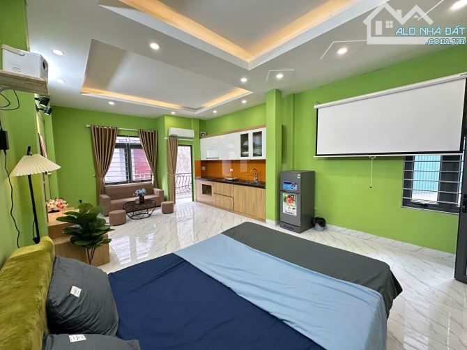 Cho Thuê CCMN 138 Mễ Trì Thượng NTL 45m2 Studio Cửa Sổ Ban Công Máy Chiếu Giặt Riêng - 5