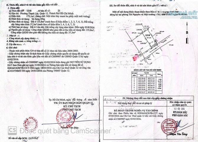 Bán đất mặt tiền 157 Thạnh Lộc 16, P. Thạnh Lộc, Quận 12 - Gần ngay ngã tư Ga - 6