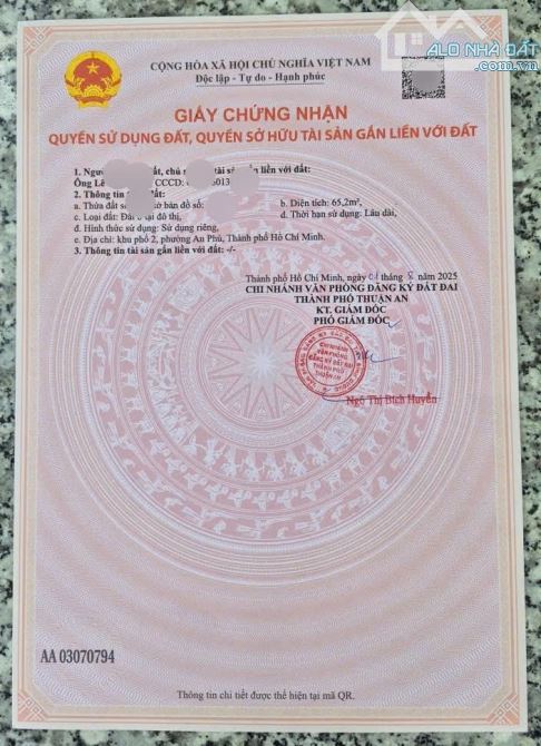 Đất gần VinCom Dĩ An, phường An Phú, TP Thuận An - 6