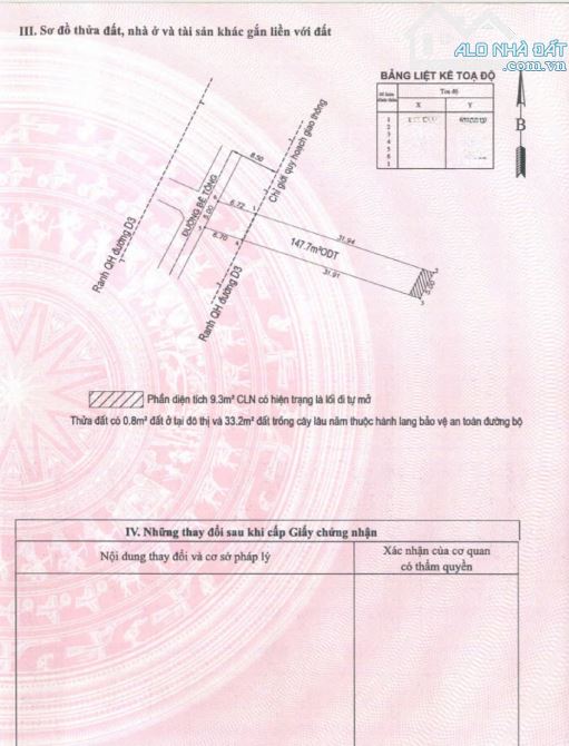 Bán đất 2MT trước sau gần đường Đoàn Thị Kia p.Tân Đông Hiệp Tp.Dĩ An chỉ 4ty400 TL M7539 - 6