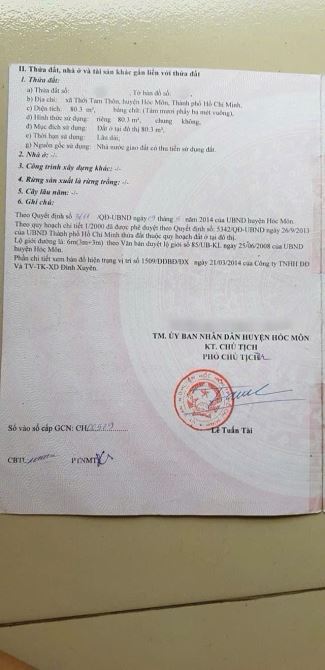 Nóng Hổi ! Bán nhà đẹp ở Thới Tam Thôn Hóc Môn 4x20 ( 80m2 ) 810 TRIỆU SỔ HỒNG RIÊNG ĐỦ - 9