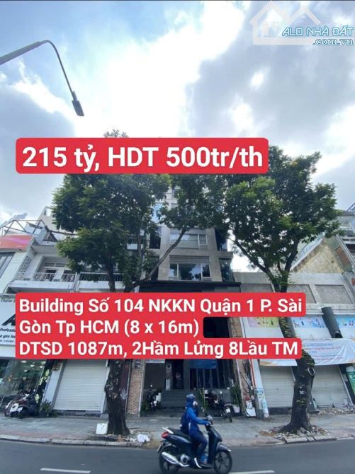 Building Số 104 Nam Kỳ Khởi Nghĩa Quận 1(Ngay Lê Thánh Tôn & Lê Lợi) P. Sài Gòn Tp HCM