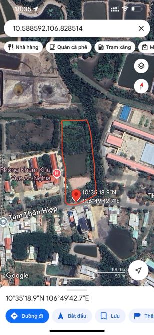 Bán đất mặt tiền đường tâm thôn hiệp  khu an nghĩa DT 4356 m2