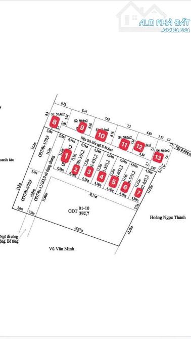 Bán đất An Dương – 51,2 – ngõ 3,5m – Giá cực rẻ chỉ 730 tr