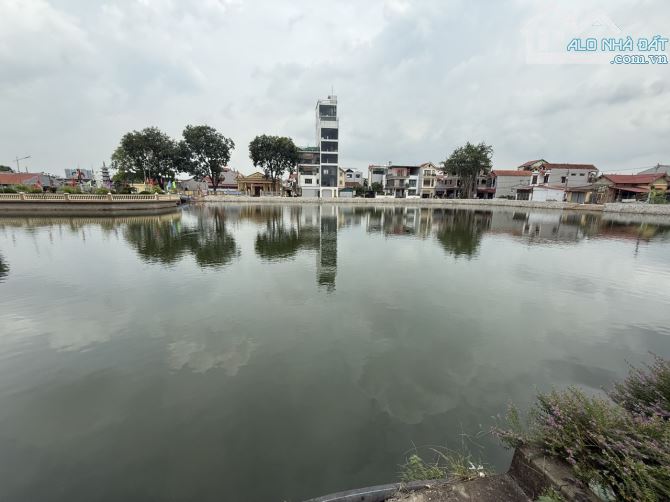 Cạnh Ecopark, VĐ 3.5 - ở lý tưởng! Bán 100m đất đường ĐH24 cạnh hồ Lại Ốc, Văn Giang