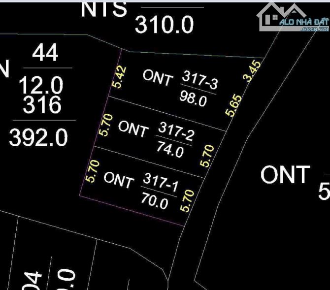 Đất đẹp giá rẻ ô tô 7 chỗ vào đất Trung Chính Lương Tài DT 74m2 . Giá 1 tỷ 050 triệu