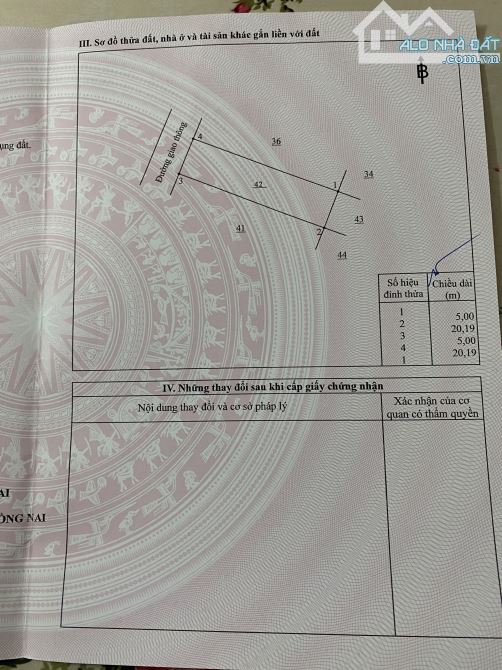 Bán đất dự án XDHN, xã Phước An, Nhơn Trạch, Đồng Nai: (5x21m) giá 25tr/m2