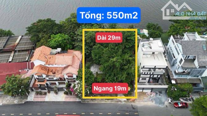 Bán lô ĐẤT 2 Mặt tiền đường số 10 HIỆP BÌNH CHÁNH THỦ ĐỨC View Sông DT 550m2 Giá 47 Tỷ