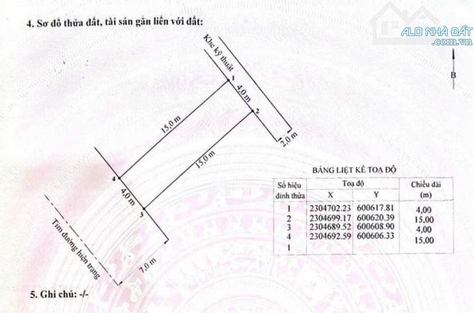 - Bán đất Lô 15 Lê Hồng Phong sau UBND phường Hải An - Diện tích: 60m2 ngang 4m dài 15m -