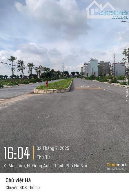 Bán đất tái định cư bộ công an Mai Hiên Đông Anh