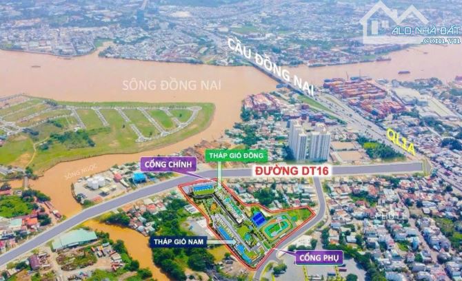 THE GIÓ RIVERSIDE - THÁP GIÓ ĐÔNG 2 – VIEW SÔNG ĐỒNG NAI ĐẸP NHẤT DỰ ÁN