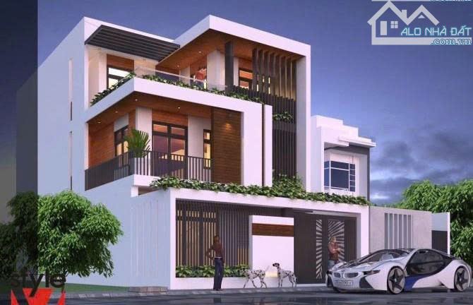 Bán biệt thự 3 tầng 2 mặt tiền đường 7m5 Hoà An 19- Cẩm Lệ - DT 10x20m, giá 13,5 tỷ tl