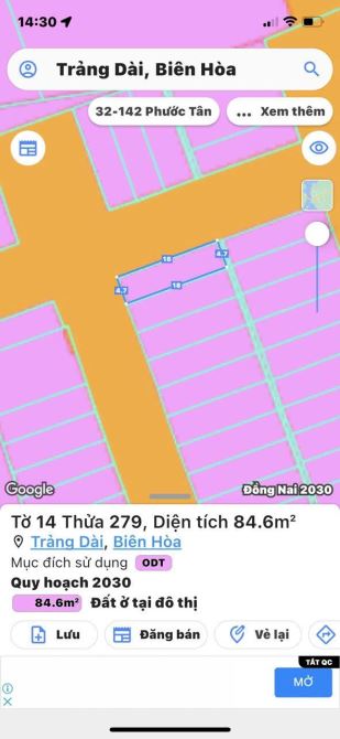 Bán đất Phú Gia 1 lô góc 2 mặt tiền đường chỉ 3ty9