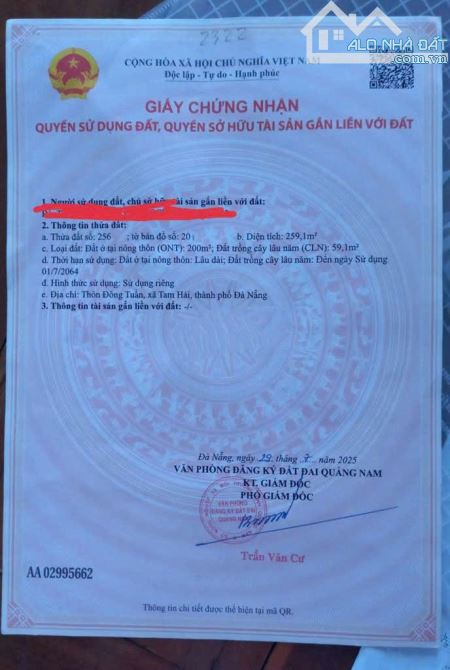 📌📌📌LÀM VIỆC TRỰC TIẾP GIÁ TỐT !!!Bán lô đất  biển tam hải, núi thành, quảng nam