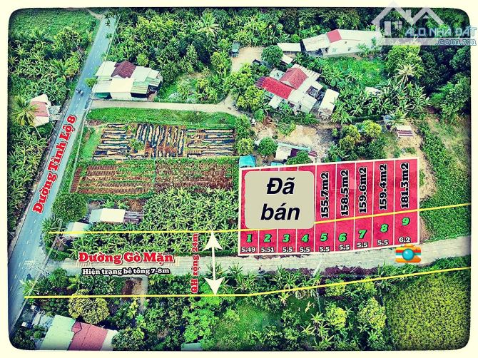 Diên Lâm cách TL8 chỉ vài bước chân 539 triệu có sổ hồng trao tay. Diện tích 181,4m2