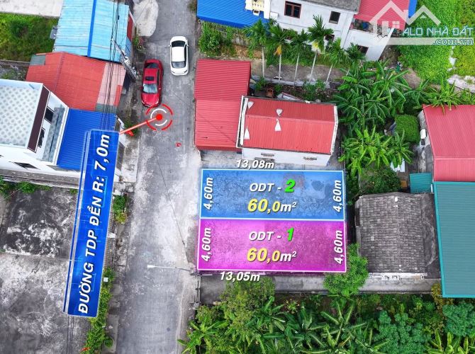 Bán lô đất 60m tại TDP Đền, Lâm Động, Thủy Nguyên, Hải Phòng giá chỉ 2 tỷ 5xx