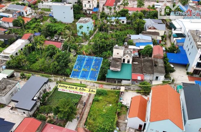Lô đất 80m trung tâm Hoa Động - Thuỷ Nguyên - Hải Phòng giá 2,x tỷ - 1