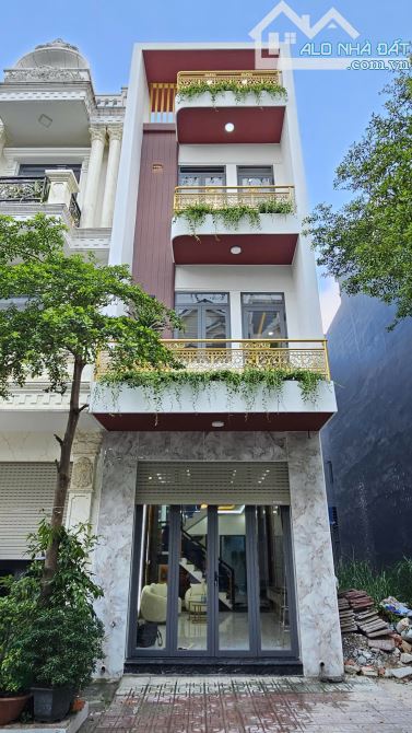 4,6Tỷ TL🔥Bán nhà Mới 1 Trệt 2 Lầu Kinh Doanh, KDC Hiện Hữu, p.Bình Chuẩn, Tp.Thuận An - 1