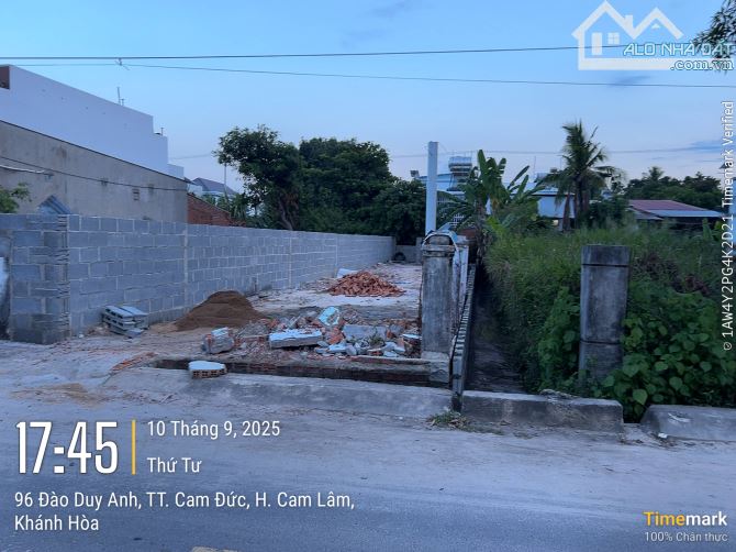 Bán lô đất đường Đào Duy Anh - TT Cam Đức - Cam Lâm - Khánh Hoà - 1