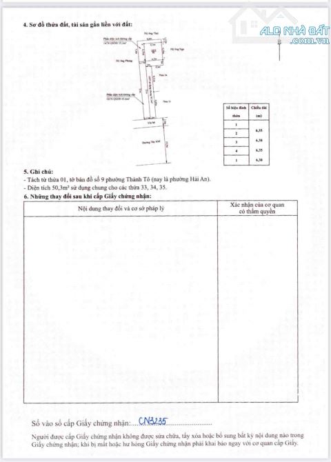 MỞ BÁN 2 lô liền kề sau lô măt đường Tây Khê, Thành Tô, Hải An giá đẹp ! - 1