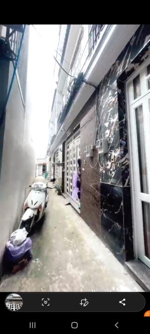 1,85 tỷ, bán nhà Bình Tân 26m2, 3 tầng, 2 pn, sổ hồng chung - 1