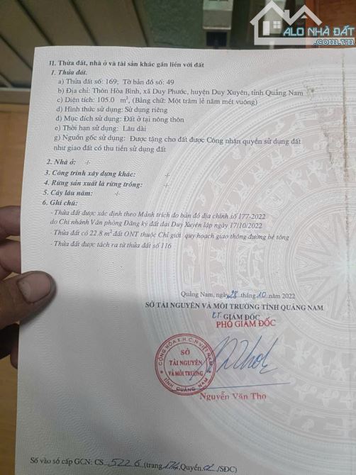📌📌📌LÀM VIỆC TRỰC TIẾP GIÁ TỐT !!!Bán lô đất duy phước duy xuyên quảng nam - 1