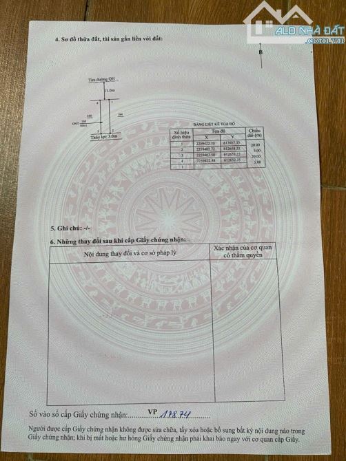 BÁN ĐẤT MẶT TRỤC CHÍNH ĐÔNG HOÀNG – TIỀN HẢI – THÁI BÌNH - 2