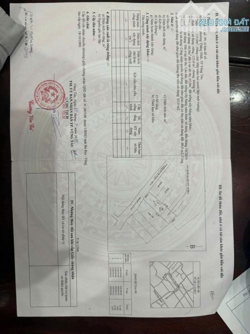 BÁN CĂN NHÀ CẤP 4 Cũ 125M2(65M2 THỔ CƯ)  PHƯỜNG RẠCH DỪA GIÁ 4,6 TỶ - 2