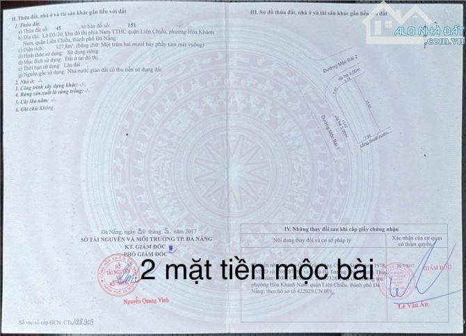 BÁN ĐẤT TẶNG NHÀ 2 MẶT TIỀN MỘC BÀI 1 GẦN NGÔ THỊ NHẬM ĐANG CHO THUÊ 10TR/THÁNG NHỈNH 8 TỶ - 2