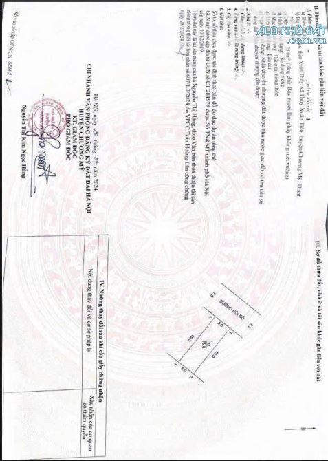 BÁN ĐẤT THUỶ XUÂN TIÊN 75m ful thổ cư. CHƯƠNG MỸ, HÀ NỘI - 2