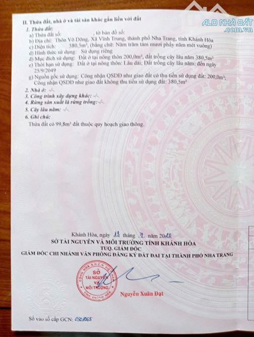 Bán đất tặng nhà cấp 4 Vĩnh Trung mặt tiền lớn 19m, đường rộng ô tô vào đến đất - 2