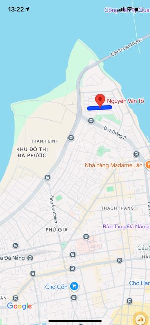 Bán đất tặng nhà mặt tiền Nguyễn văn Tố - Hải Châu DT 54m2 giá 5.25 tỷ TL - 2