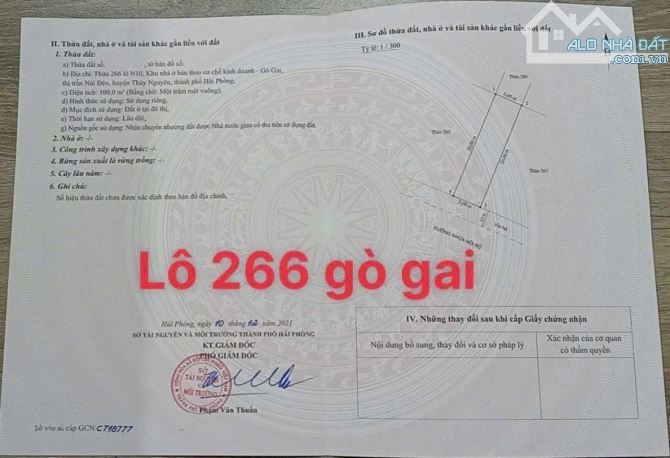 💥 CHỦ CHUYỂN HƯỚNG ĐẦU TƯ – CẮT LỖ LÔ KĐT GÒ GAI GIÁ NHỈNH 4 TỶ 💥  📍 Vị trí: Khu đô thị - 2