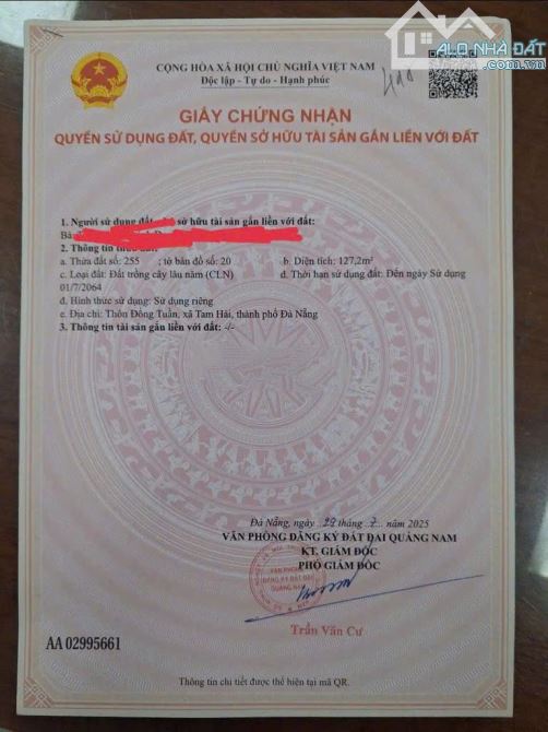 📌📌📌LÀM VIỆC TRỰC TIẾP GIÁ TỐT !!!Bán lô đất  biển tam hải, núi thành, quảng nam - 2