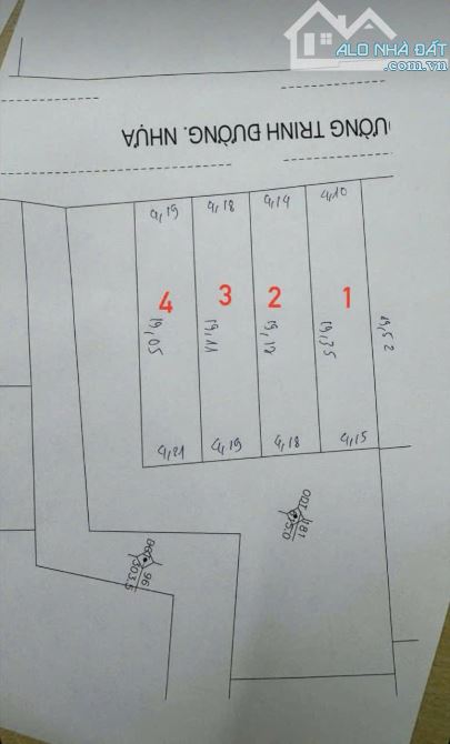 📌📌📌LÀM VIỆC TRỰC TIẾP GIÁ TỐT !!!bán lô mặt tiền trinh đường - 2