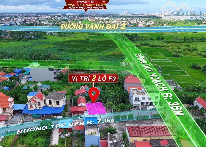 Bán lô đất 60m tại TDP Đền, Lâm Động, Thủy Nguyên, Hải Phòng giá chỉ 2 tỷ 5xx - 2