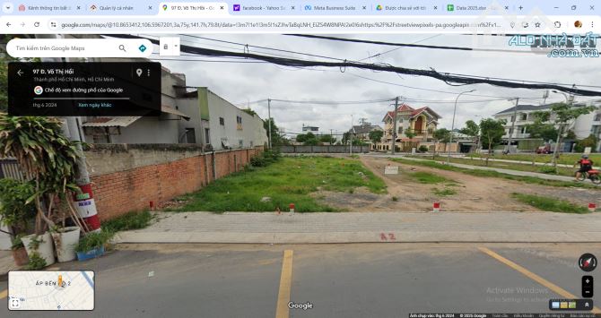 LÔ CẶP cạnh chợ Hóc Môn (5x16) 80m2-100m2, SHR, đường Võ Thị Hồi,1tỷ4. - 3