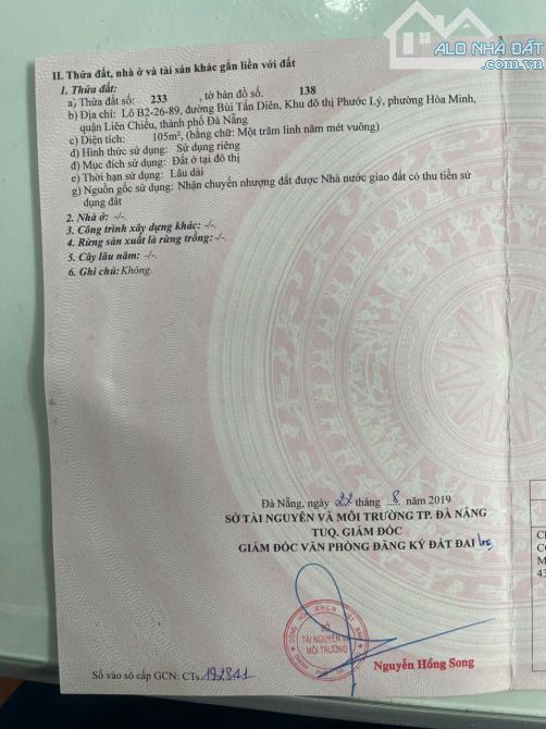Bán lô đất đường BÙI TẤN DIÊN (đường 10m5) KĐT Phước Lý, trục kinh doanh Gía 4ty7 có bớt - 3