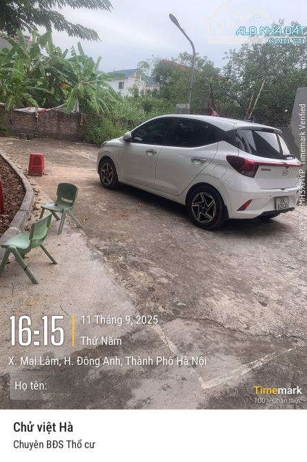 Bán 215m đất Lộc Hà Mai Lâm Đông Anh , ô tô vào đất - 3