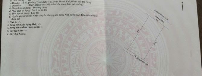 💎Cần bán lô đất MT đường Phú Lộc 19 ,P Thanh Khê.Đà Nẵng. - 3