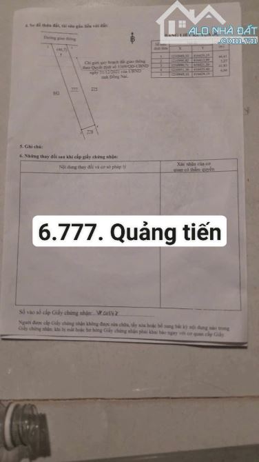 Đất nền kinh doanh buôn bán xã Trảng Bom(Quảng Tiến cũ)2ty950 gần QL1A, trường IGC. - 3