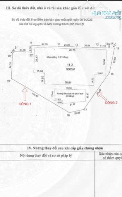 Bán Đất trong khu Công nghiệp Quang Minh Hà Nội 9000m2 thời hạn đến 2051 giá mền - 3