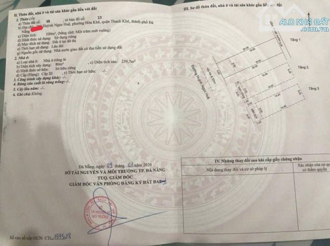 📌📌📌LÀM VIỆC TRỰC TIẾP GIÁ TỐT !!!Bán nhà 3 tầng MT  Huỳnh Ngọc Huệ,P Thanh Khê - 3