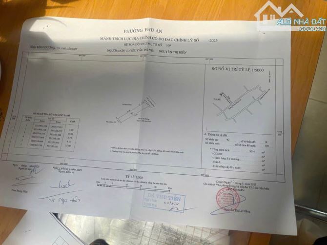 ĐẤT HIỆP AN – TDM (nhánh Phan Đăng Lưu)  4,1 x 25m = 99m² – thổ cư 50m² - 4