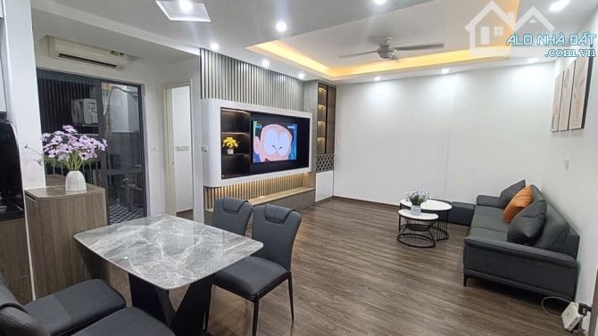 Chung Cư Rice Cty tại toà Bắc Linh Đàm 65M2 - Căn hộ thiết kế 2 phòng ngủ, 2 nhà vệ sinh - 4