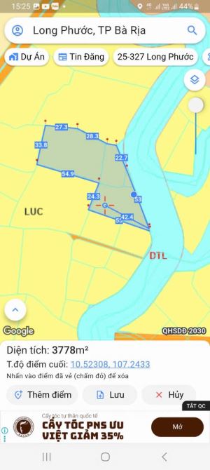 ___Cần ra gấp 3.689m2 đất (Gần  3.7 sào ) thuộc P. Tam Long TPHCM:(Long Phước Bà Rịa Vũng - 4