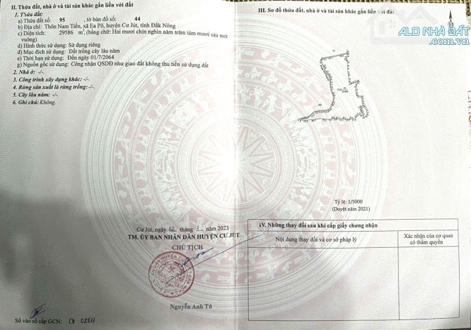 7ha giá chỉ 2,5 tỷ đất bằng tại CuJut Đắk Nông (Cũ) tỉnh Lâm Đồng (mới) - 5