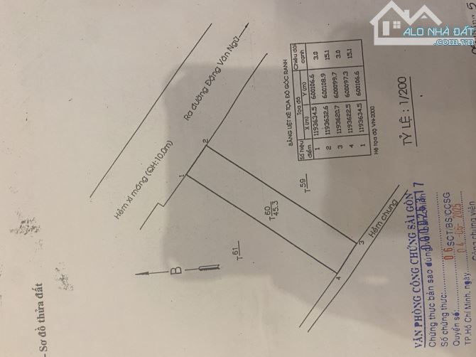 Hơn 8 tỷ _ 3m*15m_MTKD HẺM XE TẢI ĐẶNG VĂN NGỮ , 3 LẦU . KHU TRUNG TÂM PHÚ NHUẬN - 5